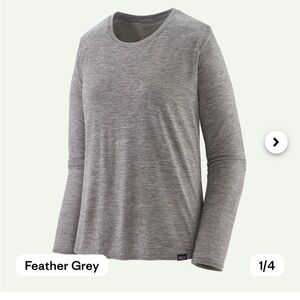 Patagonia Women's Long Sleeve Tee - Feather Grey
